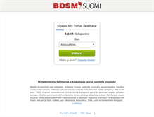 Tablet Screenshot of bdsmsuomi.com